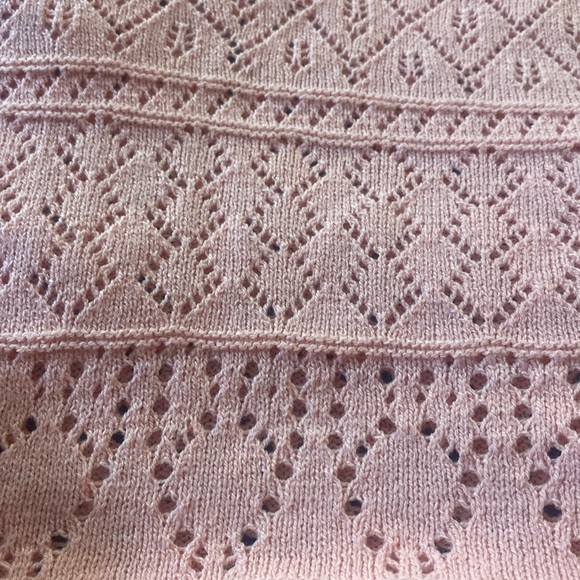 Abound Pointille Pullover Lightweight Sweater in Pink Hydrangea Large NWOT - Picture 7 of 7